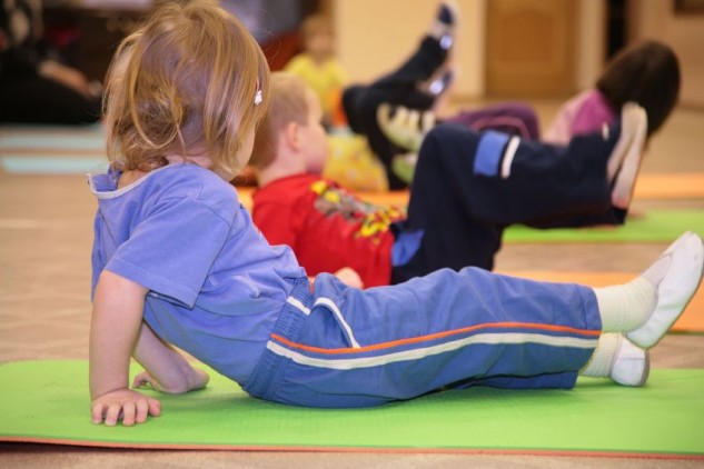 Child exercising