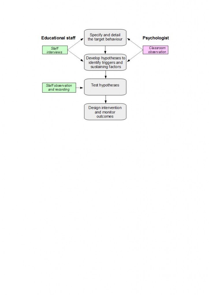 Functional behavioural assessment diagram