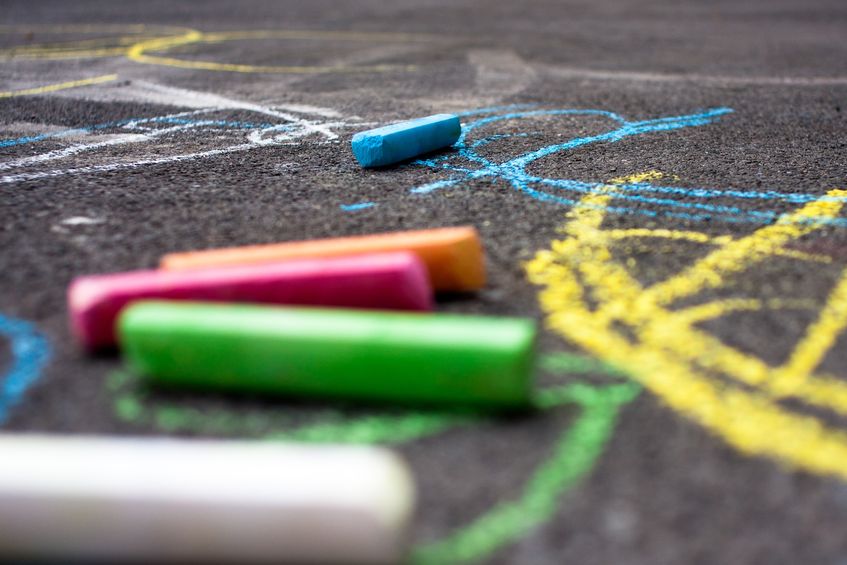 June O'Sullivan playground_chalk