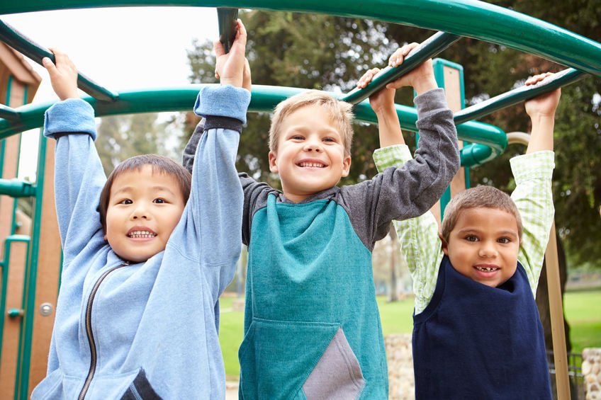 children in playground