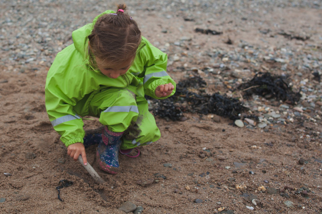 girl attending one of bristols beach schools