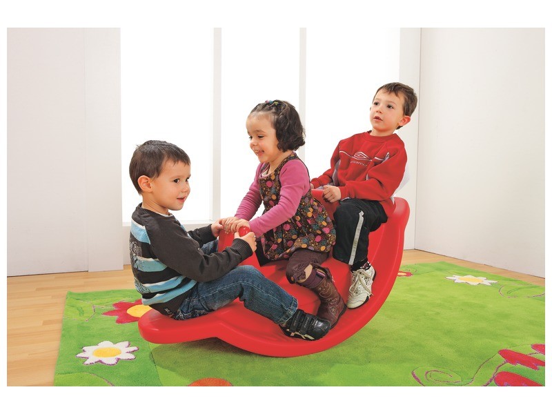 child motor skills development - Three-seater rocker 