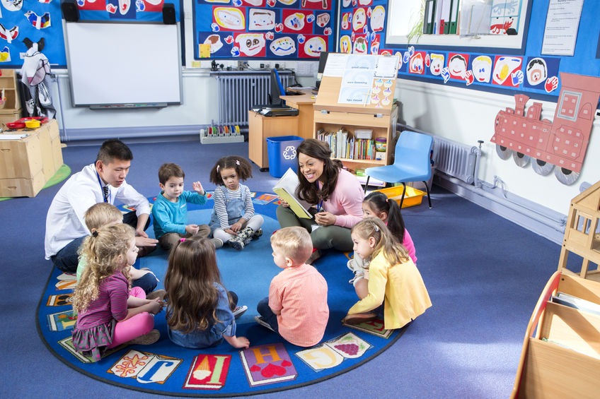 Preschool Reading Games: Circle Name Game