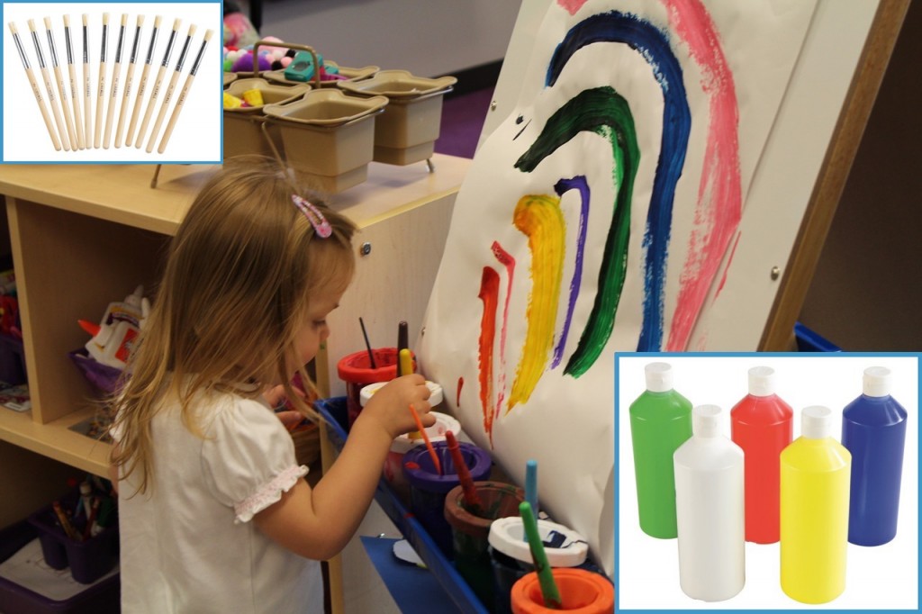 Child Independence Activities – Self-Service Painting